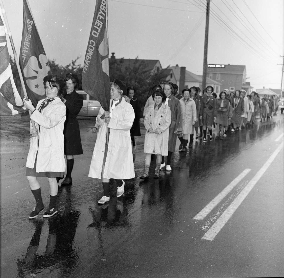 Girl Guides in Parade